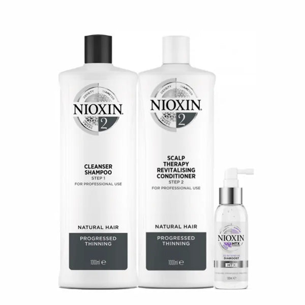 1000ml Nioxin System 2 Diaboost Combo - Hair Network