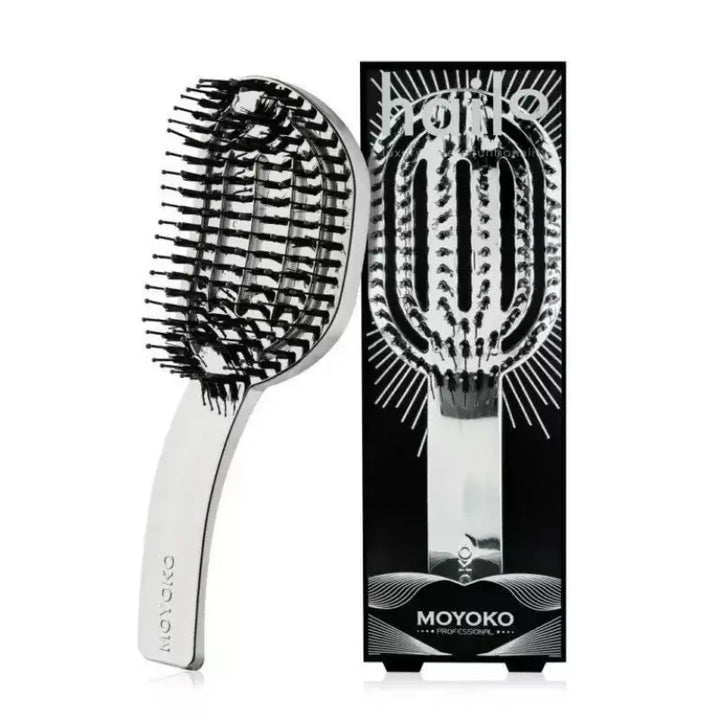 MK Hailo Silver Detangling Brush Moyoko