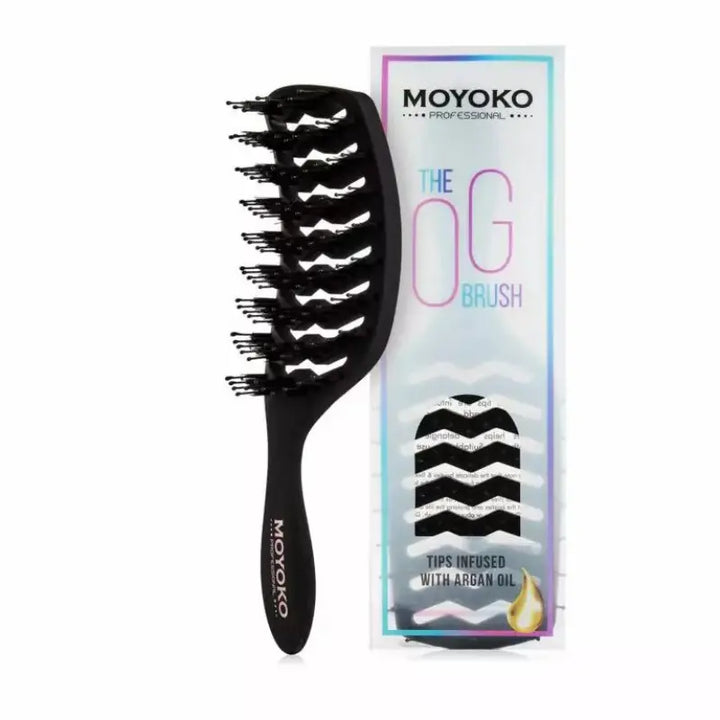 MK Ogie Black Detangling Brush Moyoko